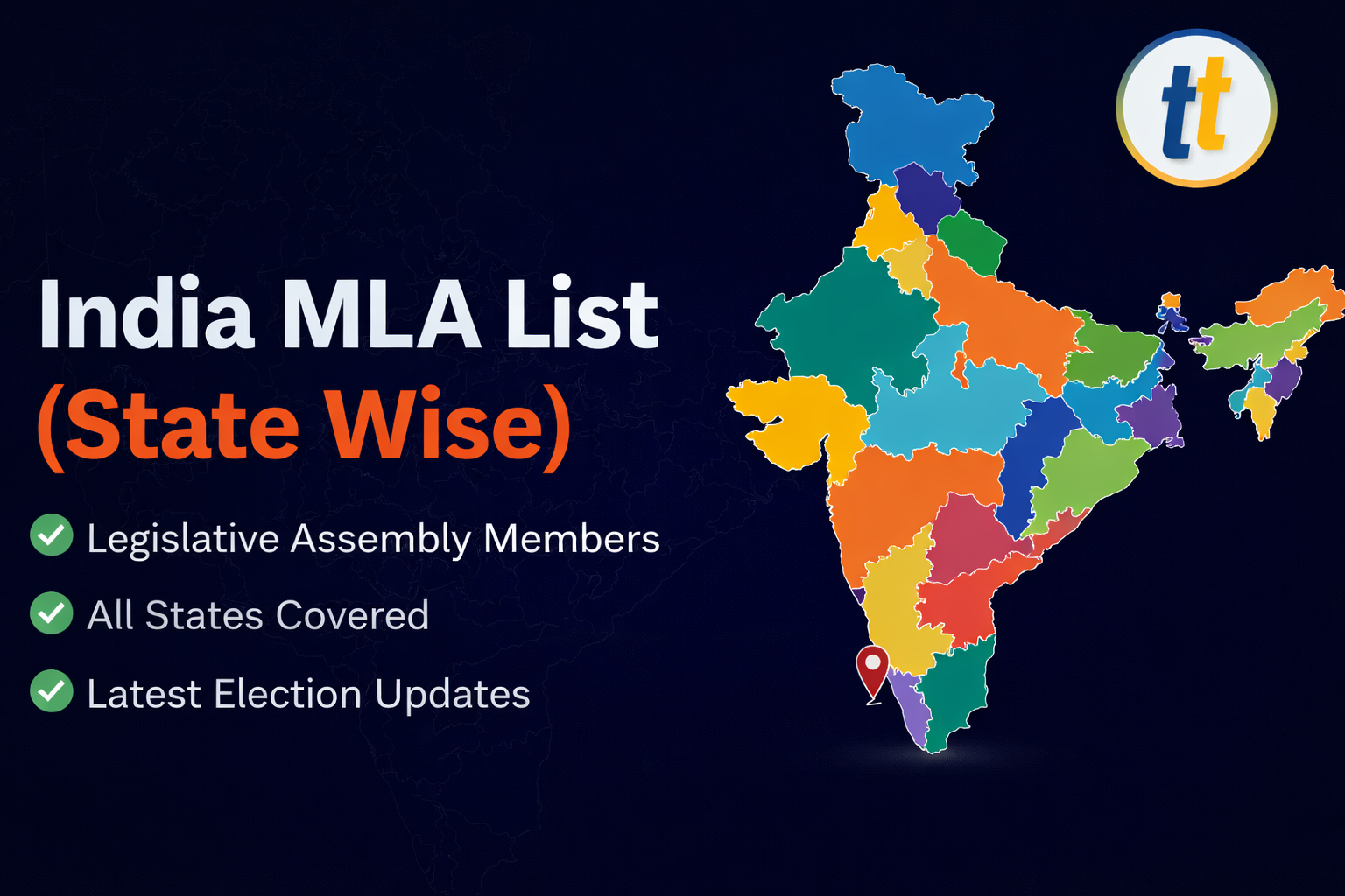 India MLA List State Wise 2026