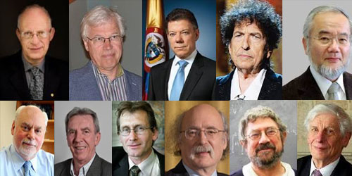 Nobel Prize Winners List
