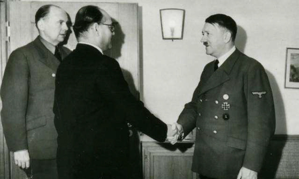 Netaji with Adolf Hitler