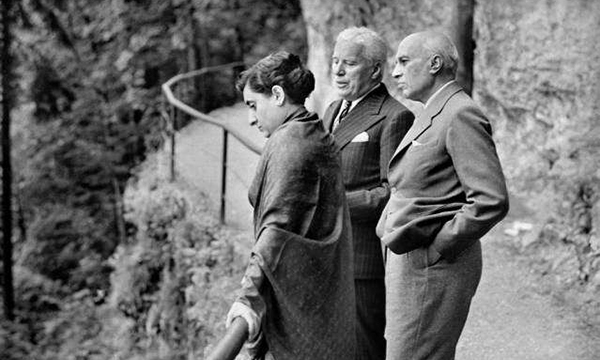 Indira gandhi, Charlie Chaplin and Jawaharlal Nehru