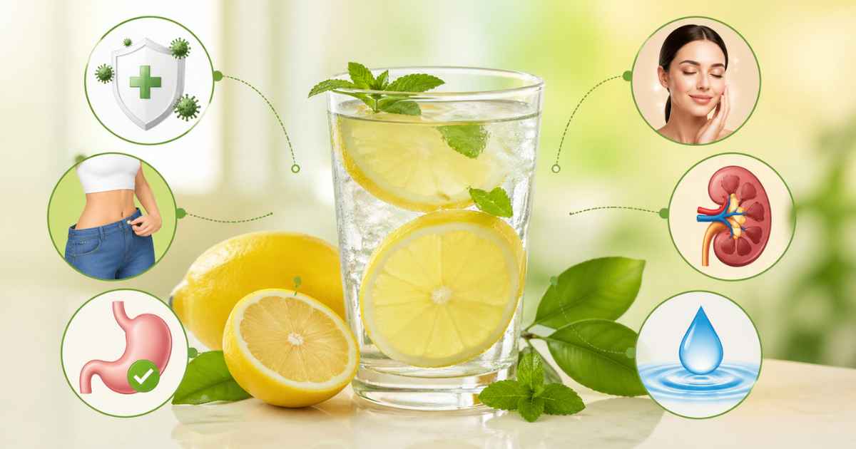 காலை வெறும் வயிற்றில் எலுமிச்சை நீர் குடிக்கிறீர்களா? உடலில் நடக்கும் 6 மாற்றங்கள்! 6 Lemon 6 Benefits