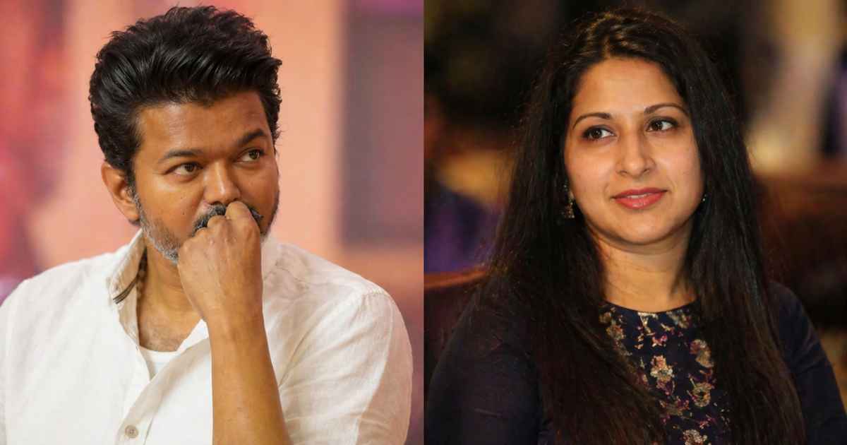 விஜய் வேட்புமனுவில் ரூ.12.6 கோடி சர்ச்சை! சங்கீதா பெயர் வந்ததால் அரசியல் வட்டாரம் பரபரப்பு 2 Vijay Sangeetha