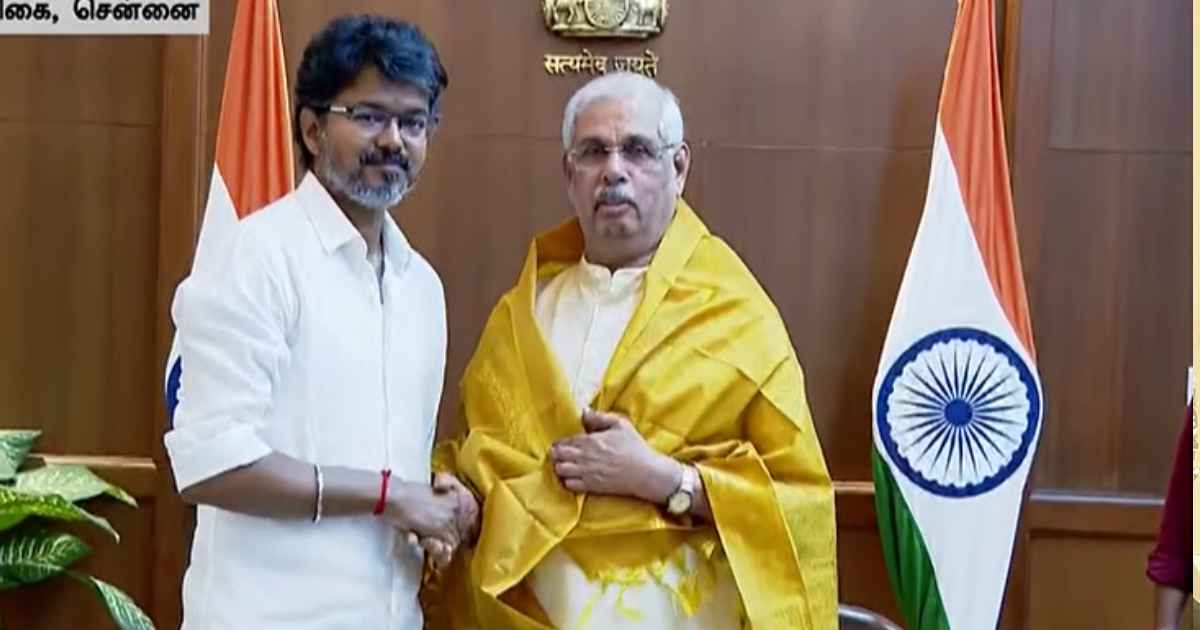 கவர்னரிடம் ஆதரவு கடிதம் வழங்கிய விஜய் 12 Vijay CM